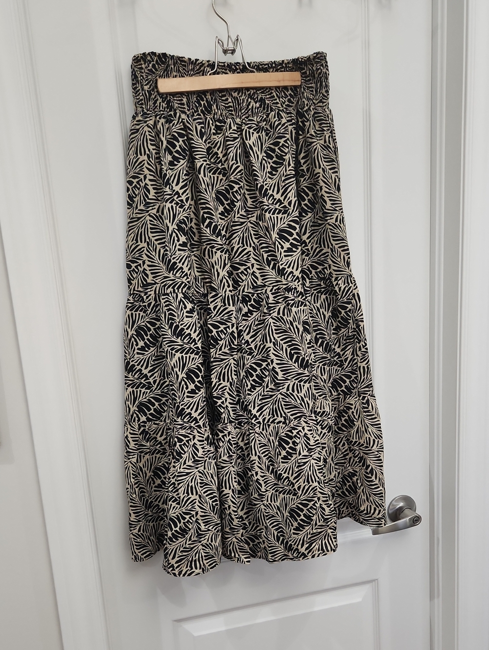 OSFM (6-16) Alchemy Fashion Organic Cotton Smocked Maxi Skirt